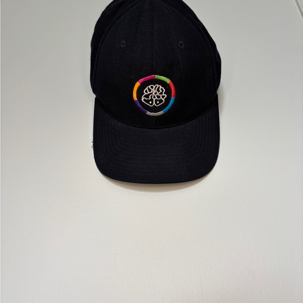 Black Cap with Colorful Logo